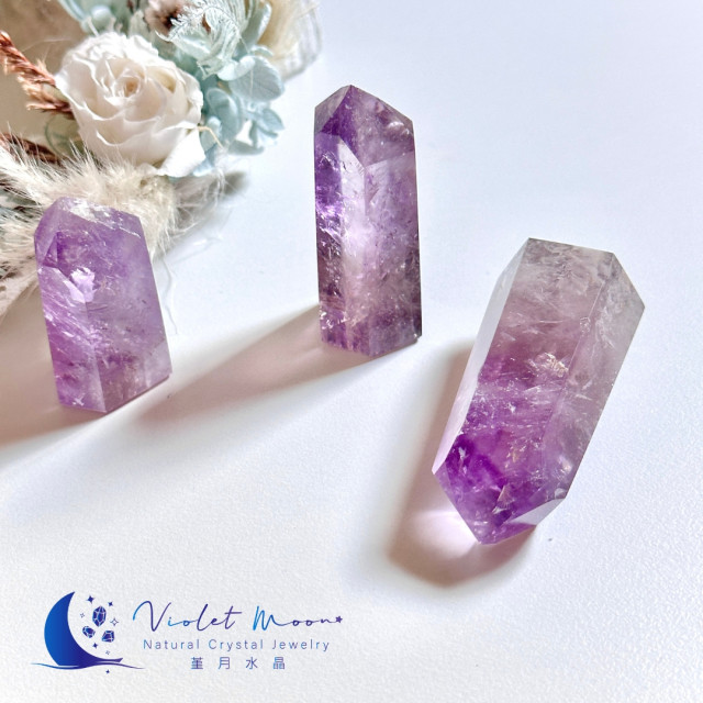 紫黃水晶 / 紫水晶柱|智慧、豐盛與愛的祝福 紫黃水晶 / 紫水晶柱|智慧、豐盛與愛的祝福