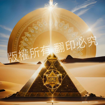 ｜無邊框畫三入｜金字塔三部曲