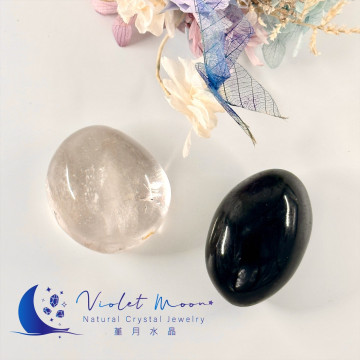 白水晶⛌黑碧璽｜排負能量好幫手