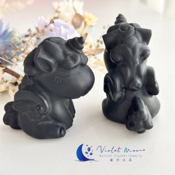 黑曜岩飛天獨角獸｜轉化能量