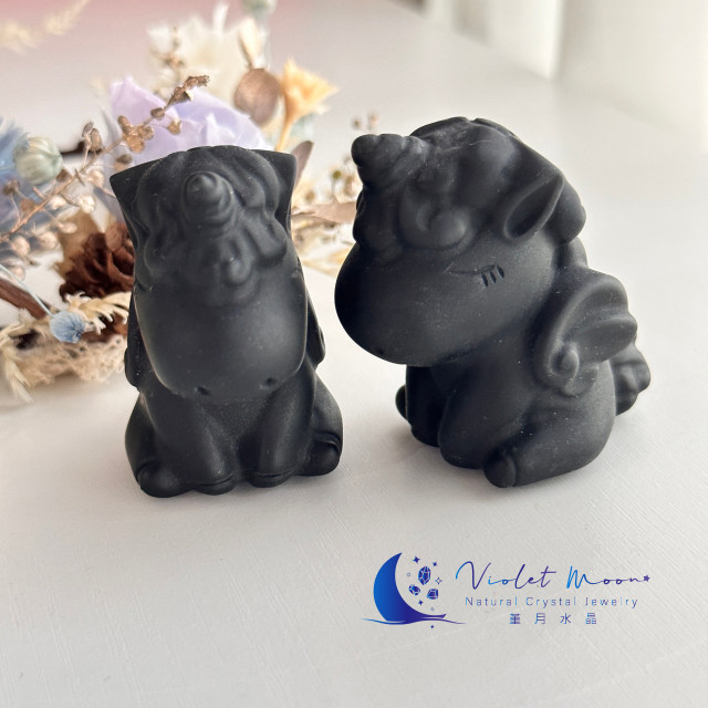 黑曜岩飛天獨角獸|轉化能量 黑曜岩飛天獨角獸|轉化能量