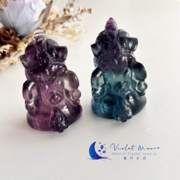 多彩螢石飛天獨角獸｜平衡身心靈