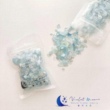 海水藍寶碎石｜流暢表達